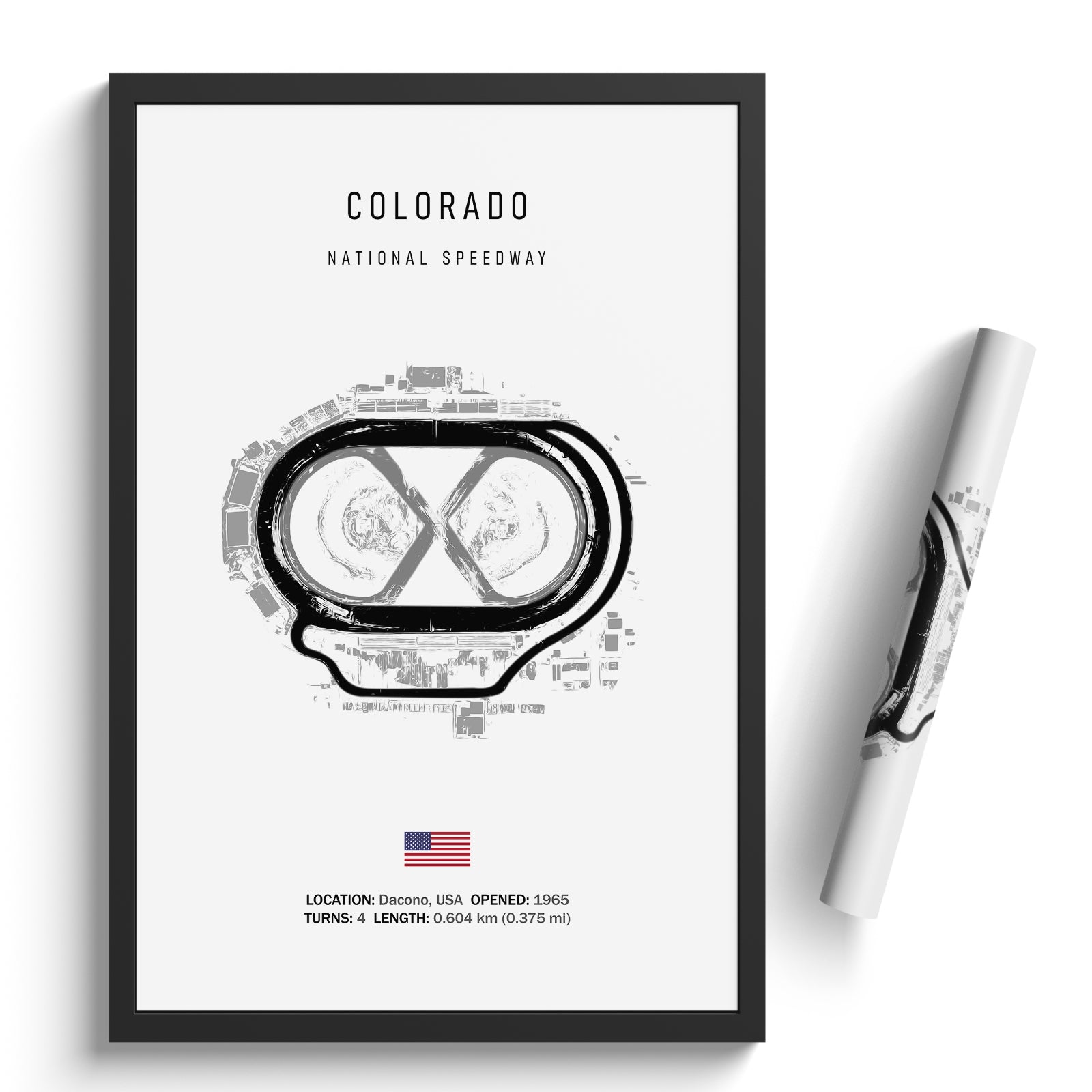 Colorado National Speedway - Racetrack Print