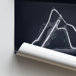 Load image into Gallery viewer, Croft Circuit - Racetrack Print
