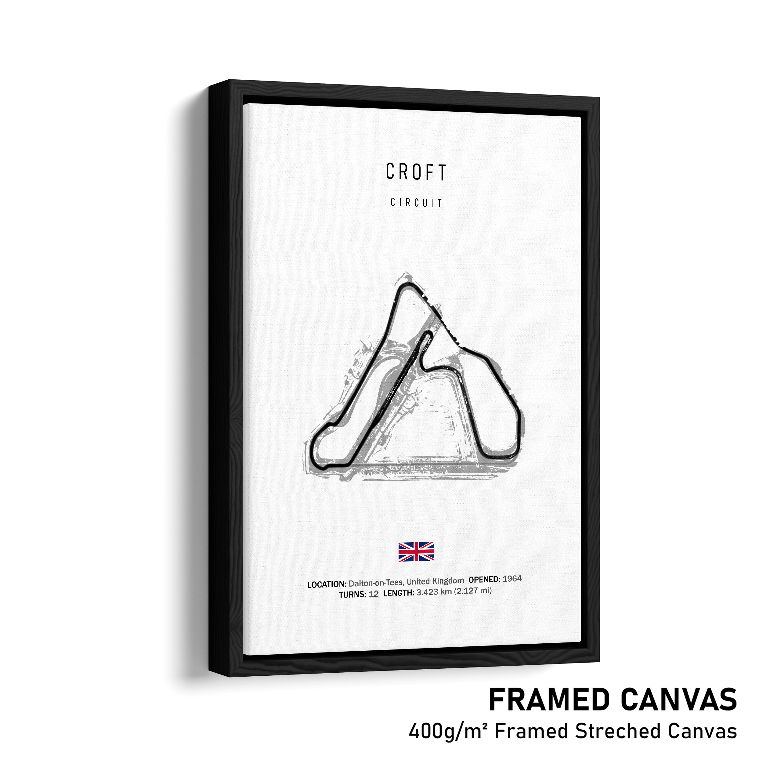 Croft Circuit - Racetrack Print