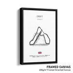 Load image into Gallery viewer, Croft Circuit - Racetrack Print
