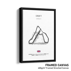 Croft Circuit - Racetrack Print