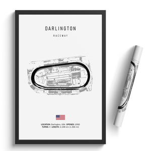 Darlington Raceway - Racetrack Print