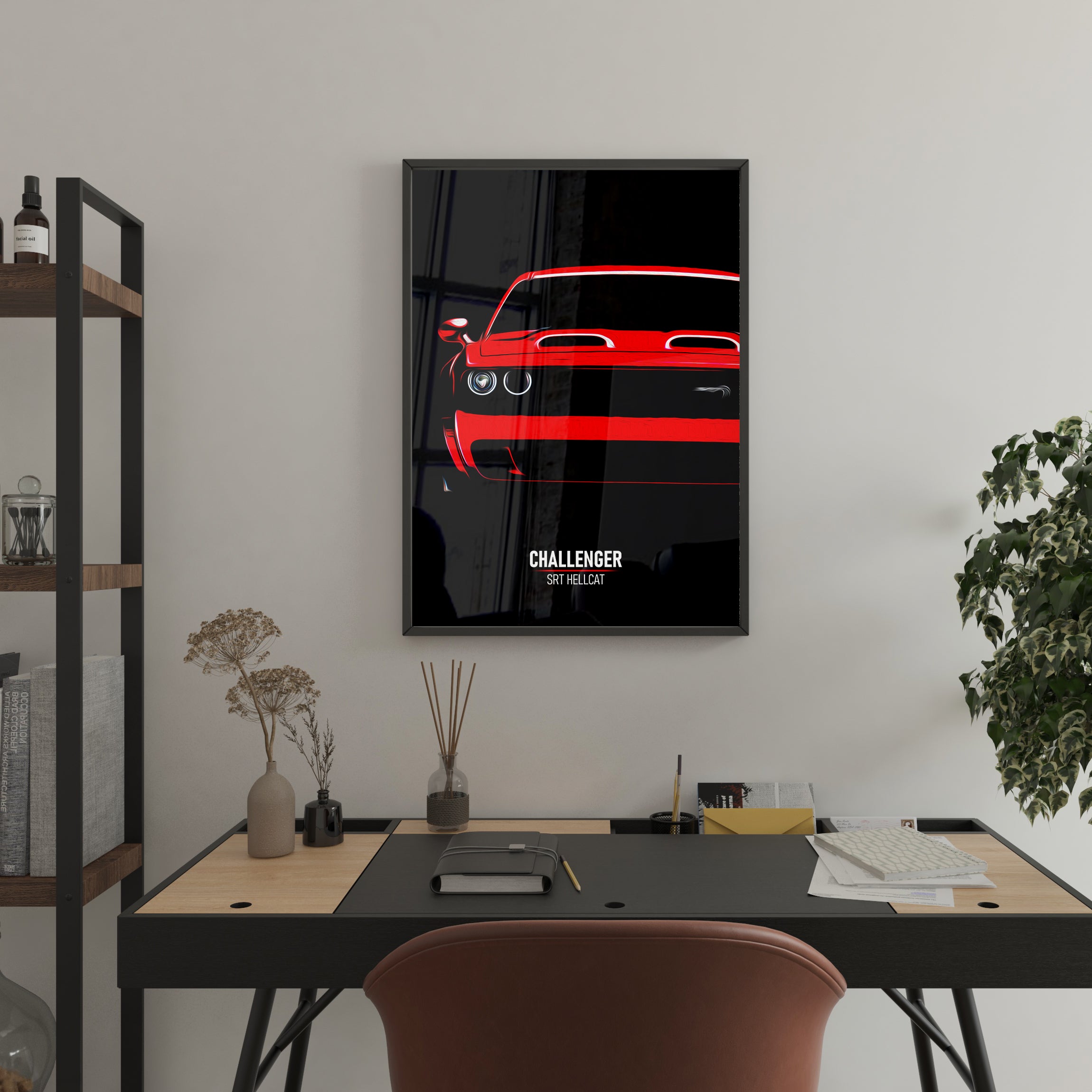 Dodge Challenger SRT Hellcat - Sports Car Print
