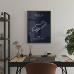 Load image into Gallery viewer, Donington Park - Racetrack Print
