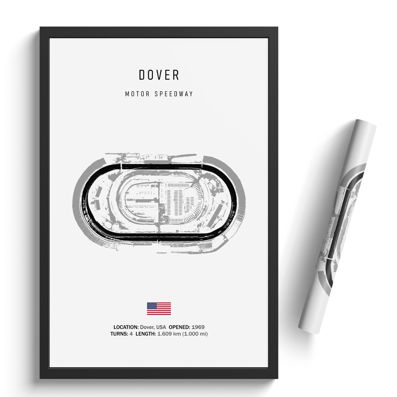 Dover Motor Speedway - Racetrack Print