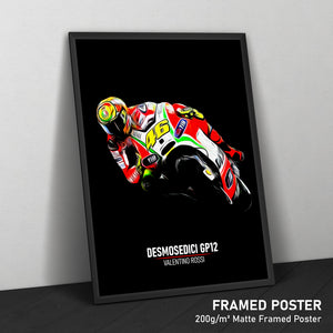 Ducati Desmosedici GP12, Valentino Rossi 2012 - MotoGP Print