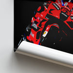 Load image into Gallery viewer, Ducati Desmosedici GP20, Francesco Bagnaia 2020 - MotoGP Print
