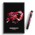 Load image into Gallery viewer, Ducati Desmosedici GP21, Jack Miller 2021 - MotoGP Print
