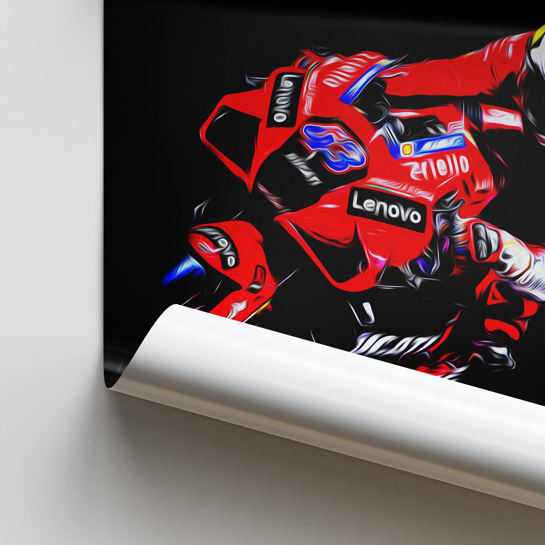 Ducati Desmosedici GP21, Jack Miller 2021 - MotoGP Print