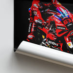 Load image into Gallery viewer, Ducati Desmosedici GP22, Francesco Bagnaia 2022 - MotoGP Print
