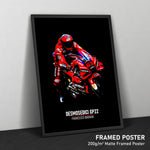 Load image into Gallery viewer, Ducati Desmosedici GP22, Francesco Bagnaia 2022 - MotoGP Print
