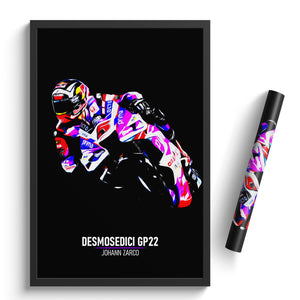 Ducati Desmosedici GP22, Johann Zarco 2022 - MotoGP Print