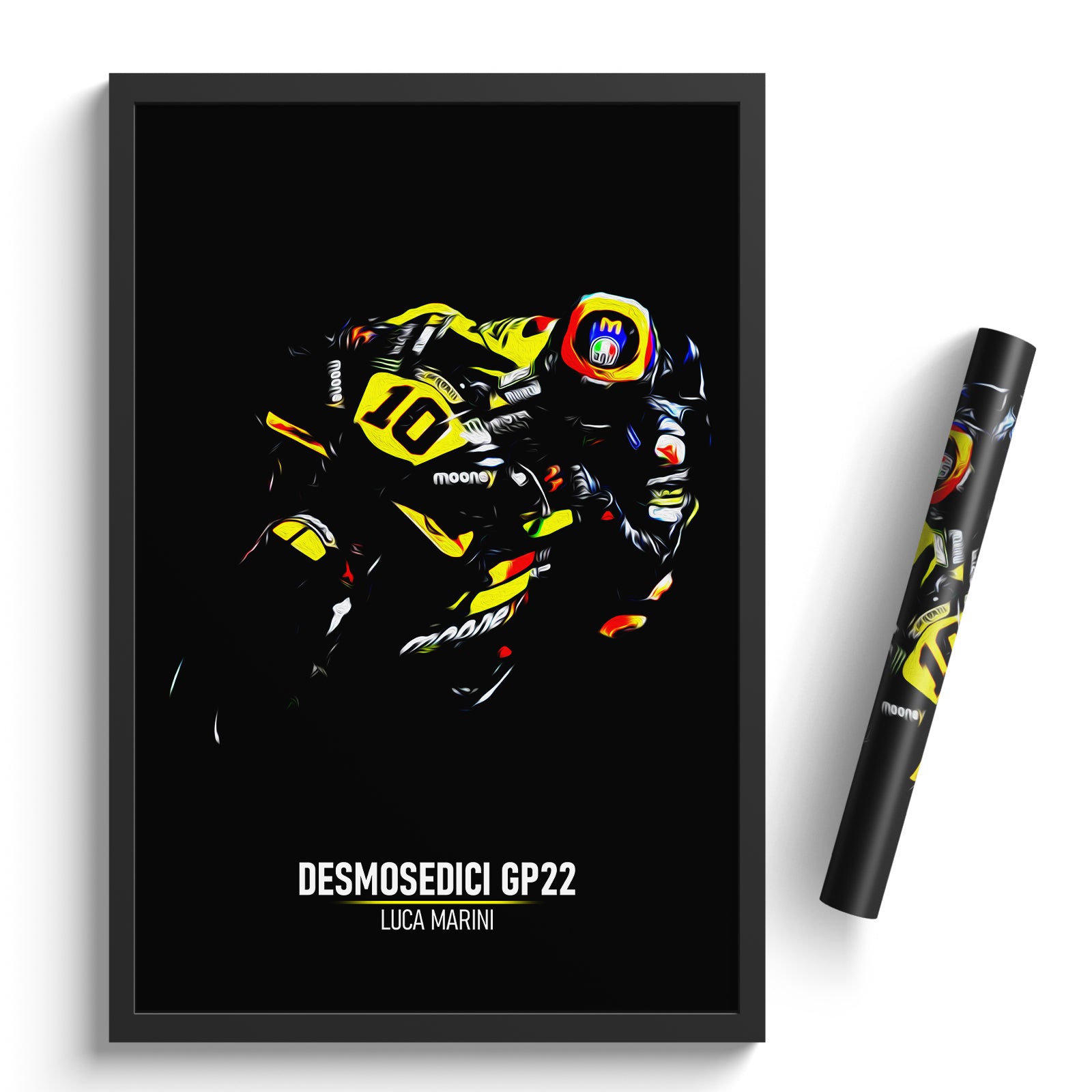 Ducati Desmosedici GP22, Luca Marini 2022 - MotoGP Print