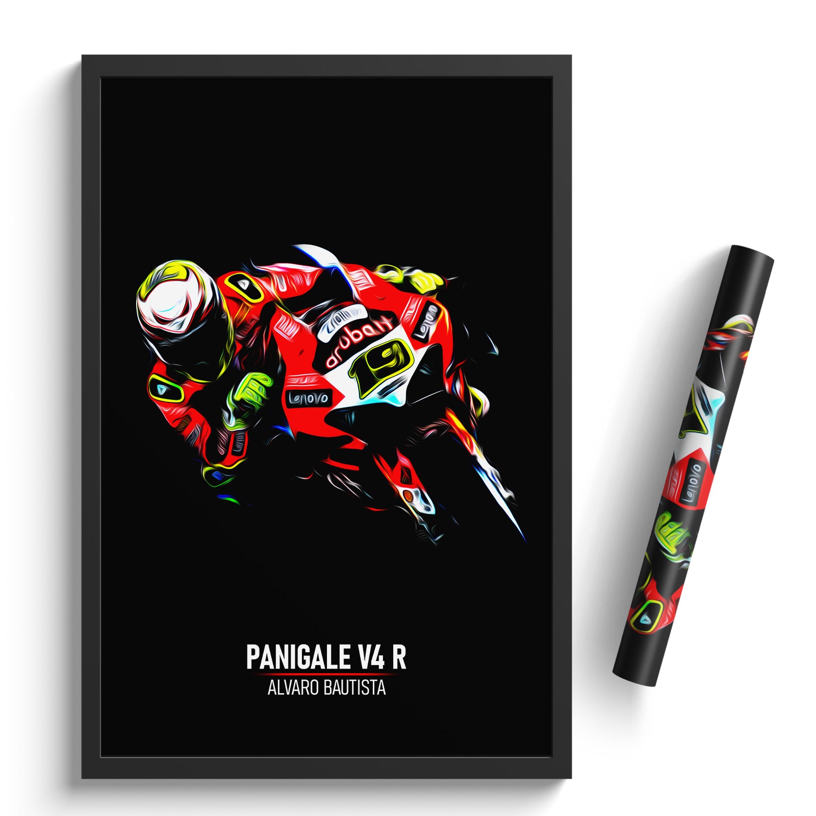 Ducati Panigale V4 R, Alvaro Baustista 2022 - WorldSBK Print