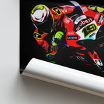 Load image into Gallery viewer, Ducati Panigale V4 R, Alvaro Baustista 2022 - WorldSBK Print
