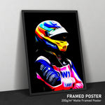 Load image into Gallery viewer, Fernando Alonso, Alpine 2022 - Formula 1 Print
