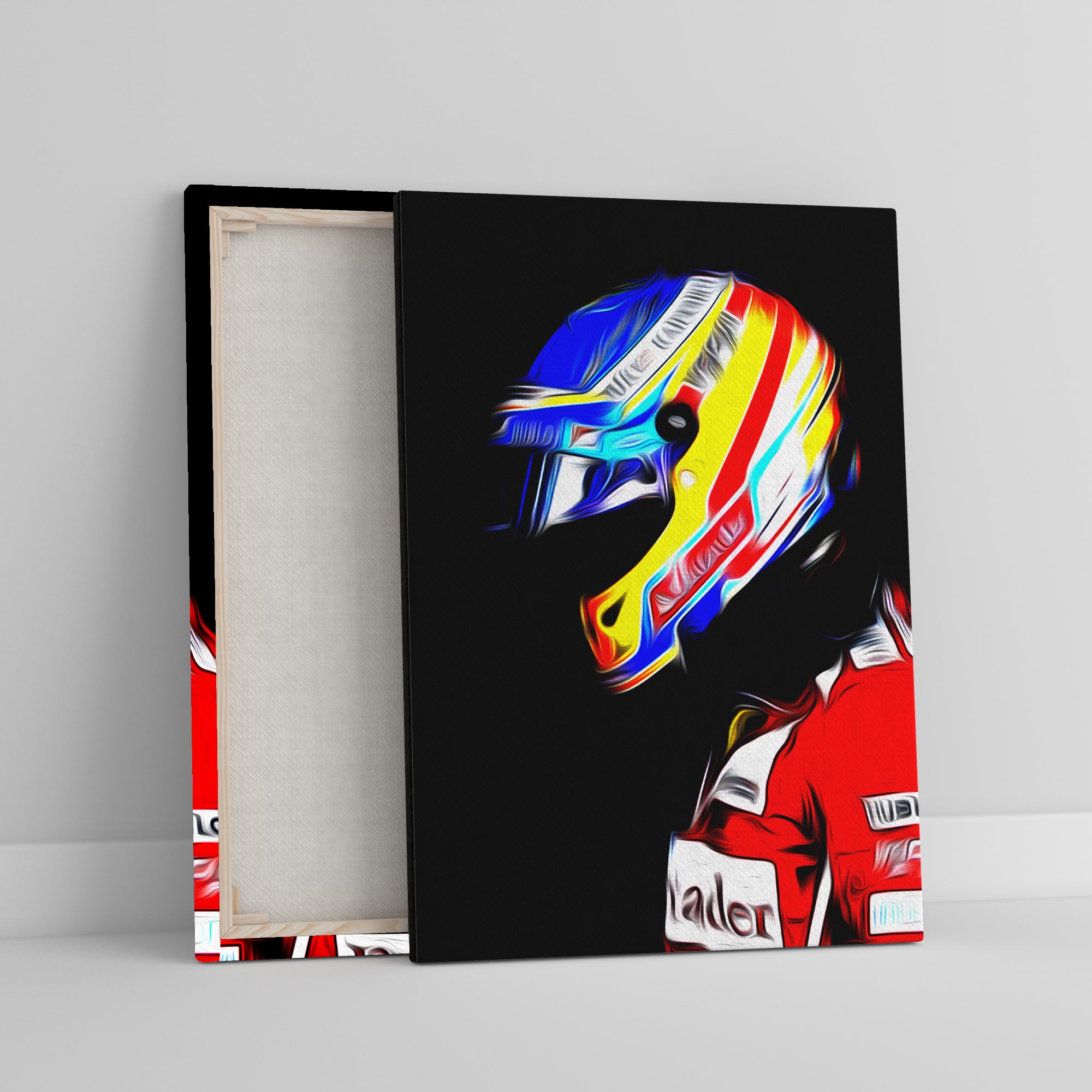 Fernando Alonso, Ferrari 2014 - Formula 1 Print – Illustrated Tracks fernando-alonso-ferrari-2014-formula-1-print-illustrated-tracks