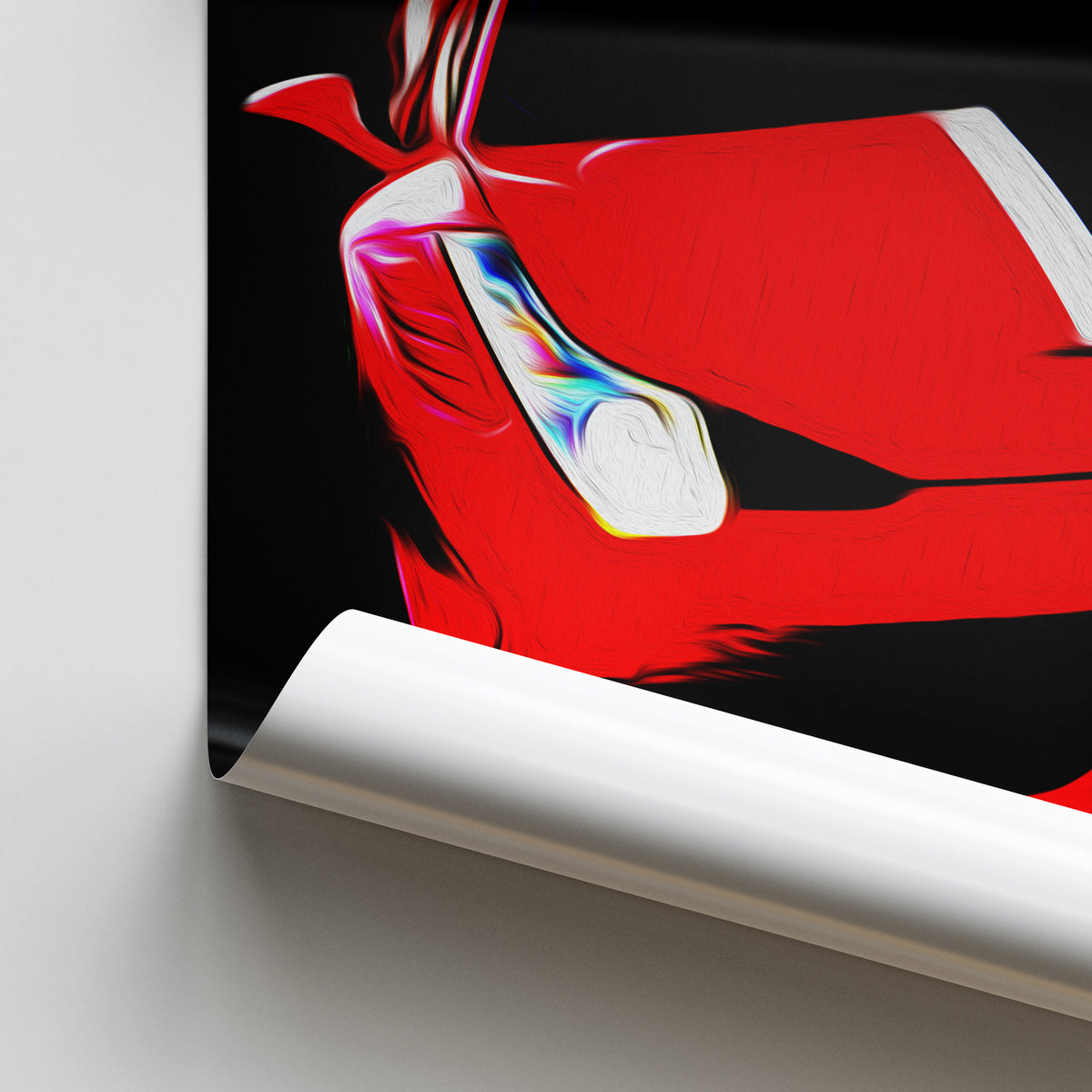 Ferrari 458 Speciale - Sports Car Print – Illustrated Tracks