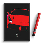 Load image into Gallery viewer, Ferrari 488 GTB - Sports Car Print
