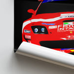 Load image into Gallery viewer, Ferrari 550 GTS Maranello, Race Car Poster Print Close Up
