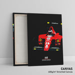 Charger l&#39;image dans la galerie, Ferrari 640, Gerhard Berger 1989 - Formula 1 Print

