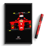Lade das Bild in den Galerie-Viewer, Ferrari 641, Alain Prost 1990 - Formula 1 Print
