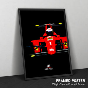 Ferrari 641, Alain Prost 1990 - Formula 1 Print