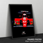 Lade das Bild in den Galerie-Viewer, Ferrari 642, Alain Prost 1991 - Formula 1 Print
