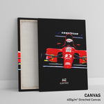 Lade das Bild in den Galerie-Viewer, Ferrari 642, Alain Prost 1991 - Formula 1 Print
