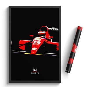 Ferrari 643, Jean Alesi 1992 - Formula 1 Print