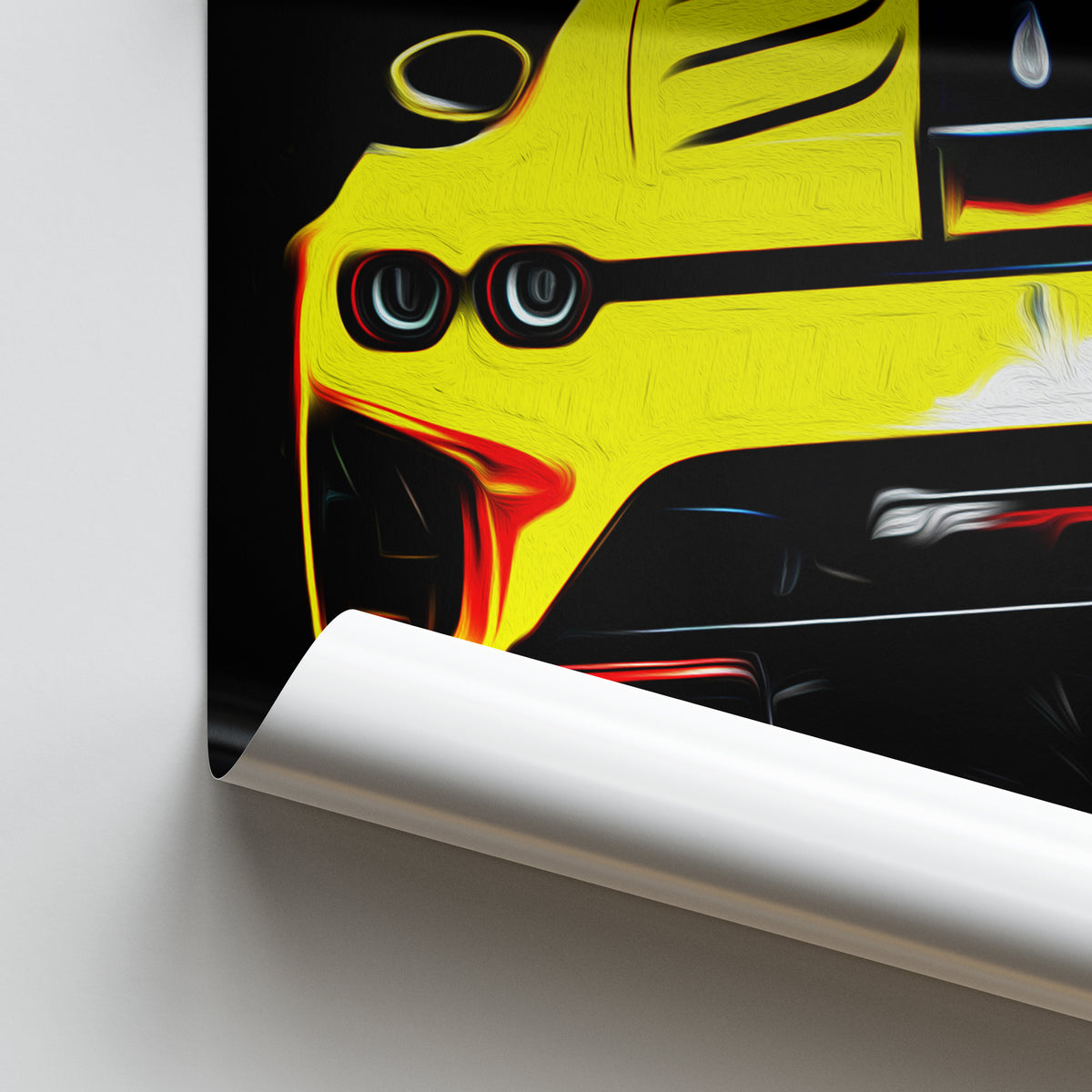 Ferrari 812 Competizione - Sports Car Print – Illustrated Tracks