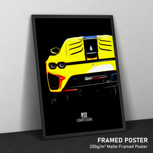 Ferrari 812 Competizione - Sports Car Print