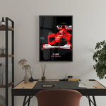 Load image into Gallery viewer, Ferrari F1-2000, Michael Schumacher - Formula 1 Framed Poster Print
