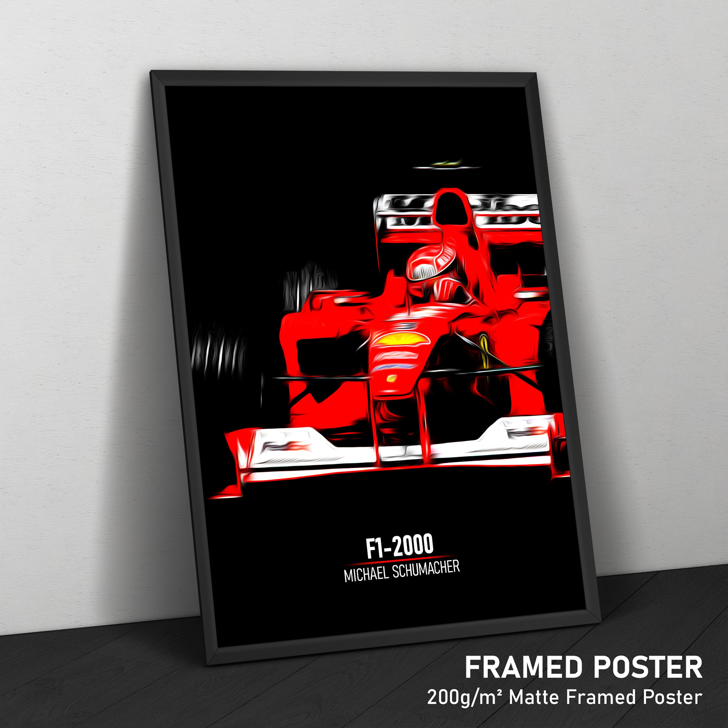 Ferrari F1-2000, Michael Schumacher - Formula 1 Framed Poster Print