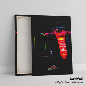 Ferrari F1-75, Carlos Sainz Jr. 2022 - Formula 1 Print