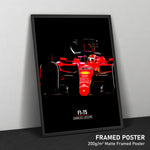 Charger l&#39;image dans la galerie, Ferrari F1-75, Charles Leclerc - Formula 1 Framed Poster Print
