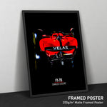 Load image into Gallery viewer, Ferrari F1-75, Charles Leclerc 2022 - Formula 1 Print
