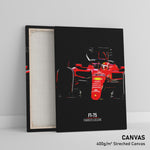 Load image into Gallery viewer, Ferrari F1-75, Charles Leclerc - Formula 1 Canvas Print
