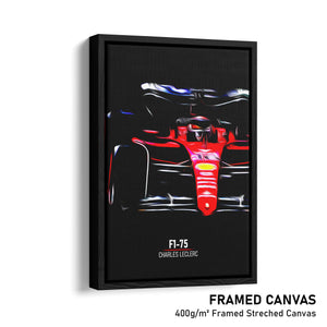 Ferrari F1-75, Charles Leclerc 2022 - Formula 1 Print