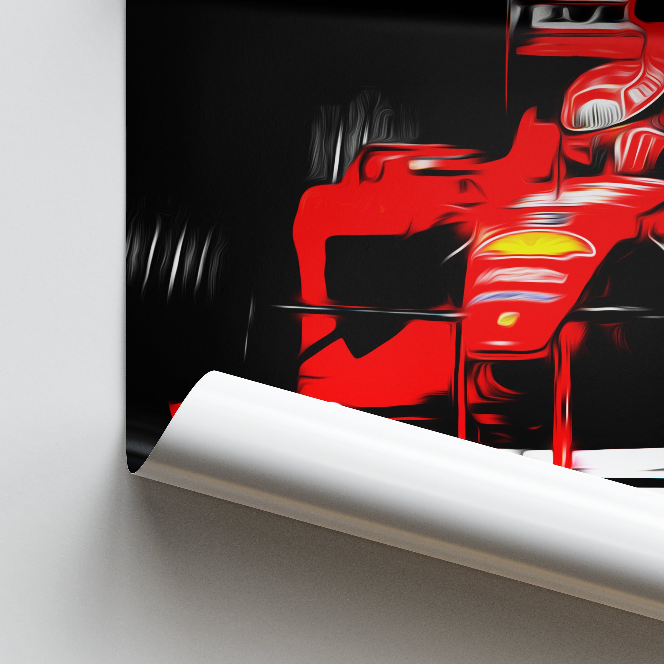 Ferrari F1-2000, Michael Schumacher - Formula 1 Poster Print Close Up
