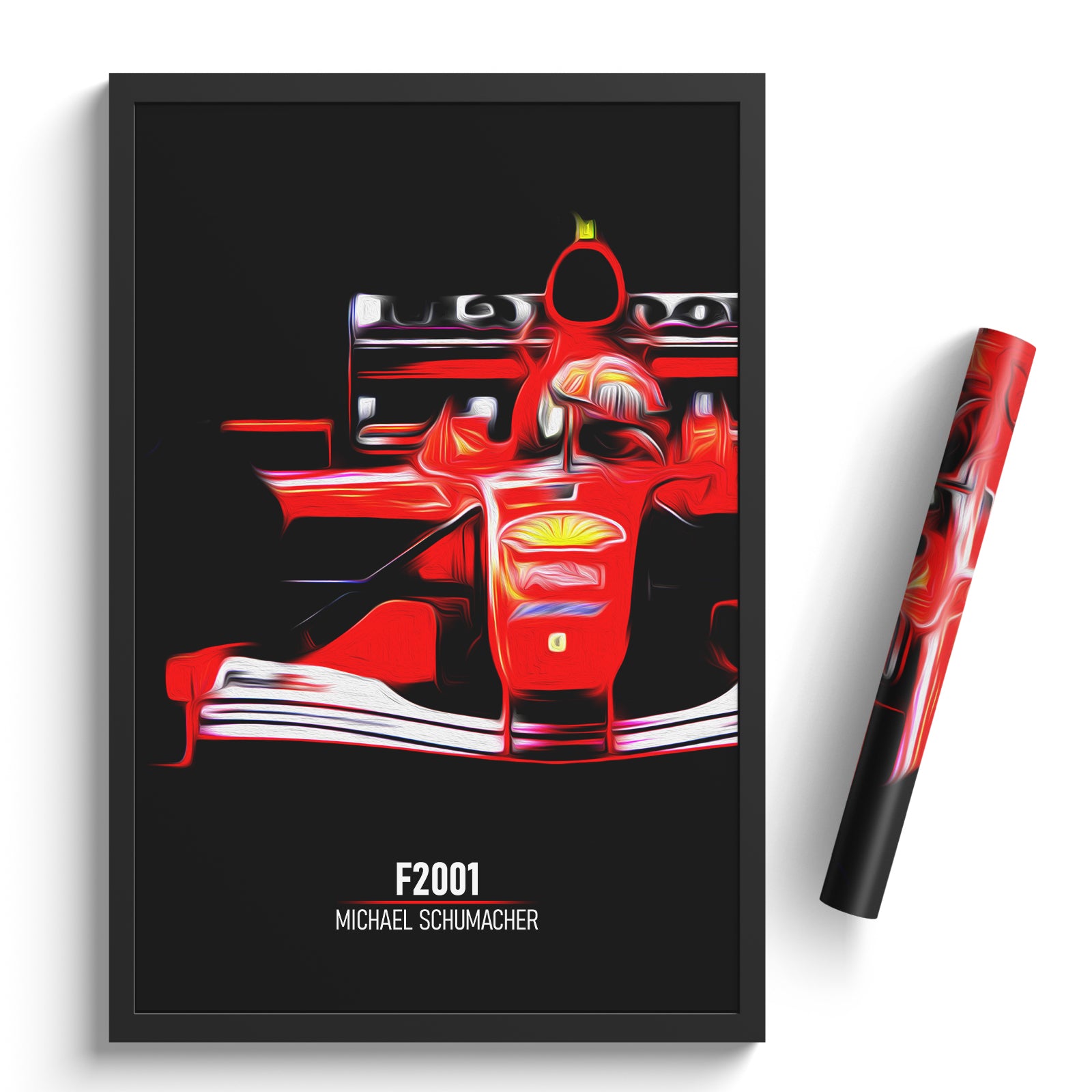 Ferrari F2001, Michael Schumacher - Formula 1 Poster Print