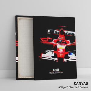 Ferrari F2005, Michael Schumacher 2005 - Formula 1 Print