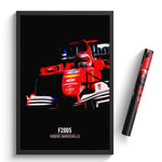 Load image into Gallery viewer, Ferrari F2005, Rubens Barrichello 2005 - Formula 1 Print
