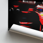 Load image into Gallery viewer, Ferrari F2007, Kimi Räikkönen 2007 - Formula 1 Print
