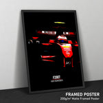 Load image into Gallery viewer, Ferrari F2007, Kimi Räikkönen 2007 - Formula 1 Print

