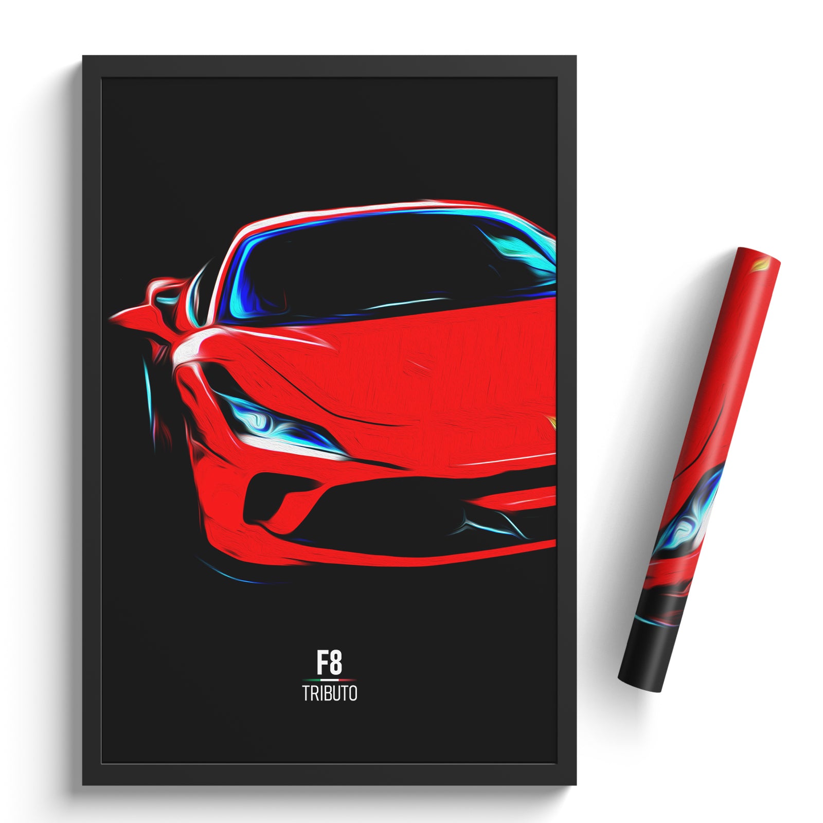 Ferrari F8 Tributo - Sports Car Print