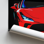 Load image into Gallery viewer, Ferrari F8 Tributo - Sports Car Print
