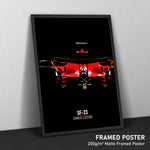 Load image into Gallery viewer, Ferrari SF-23, Charles Leclerc - Formula 1 Framed Poster Print
