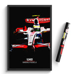 Load image into Gallery viewer, Force India VFM01, Giancarlo Fisichella 2007 - Formula 1 Print
