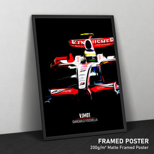 Force India VFM01, Giancarlo Fisichella 2007 - Formula 1 Print